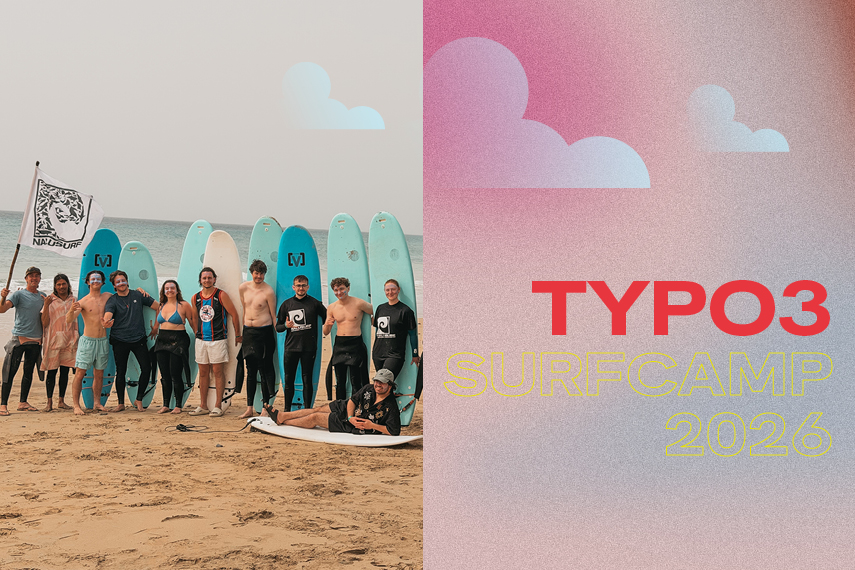TYPO3-Surfcamp 2026: Vom Laptop aufs Surfboard